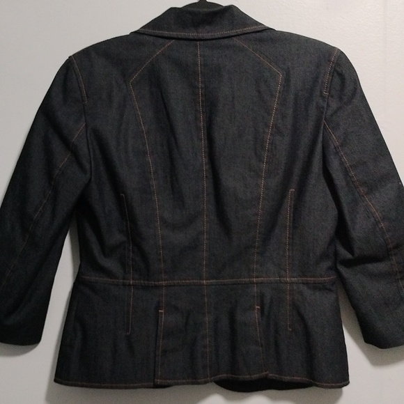 Ann Taylor Loft denim single button jacket size 6 - Picture 8 of 16